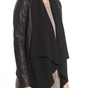 Blank NYC Black faux leather jacket